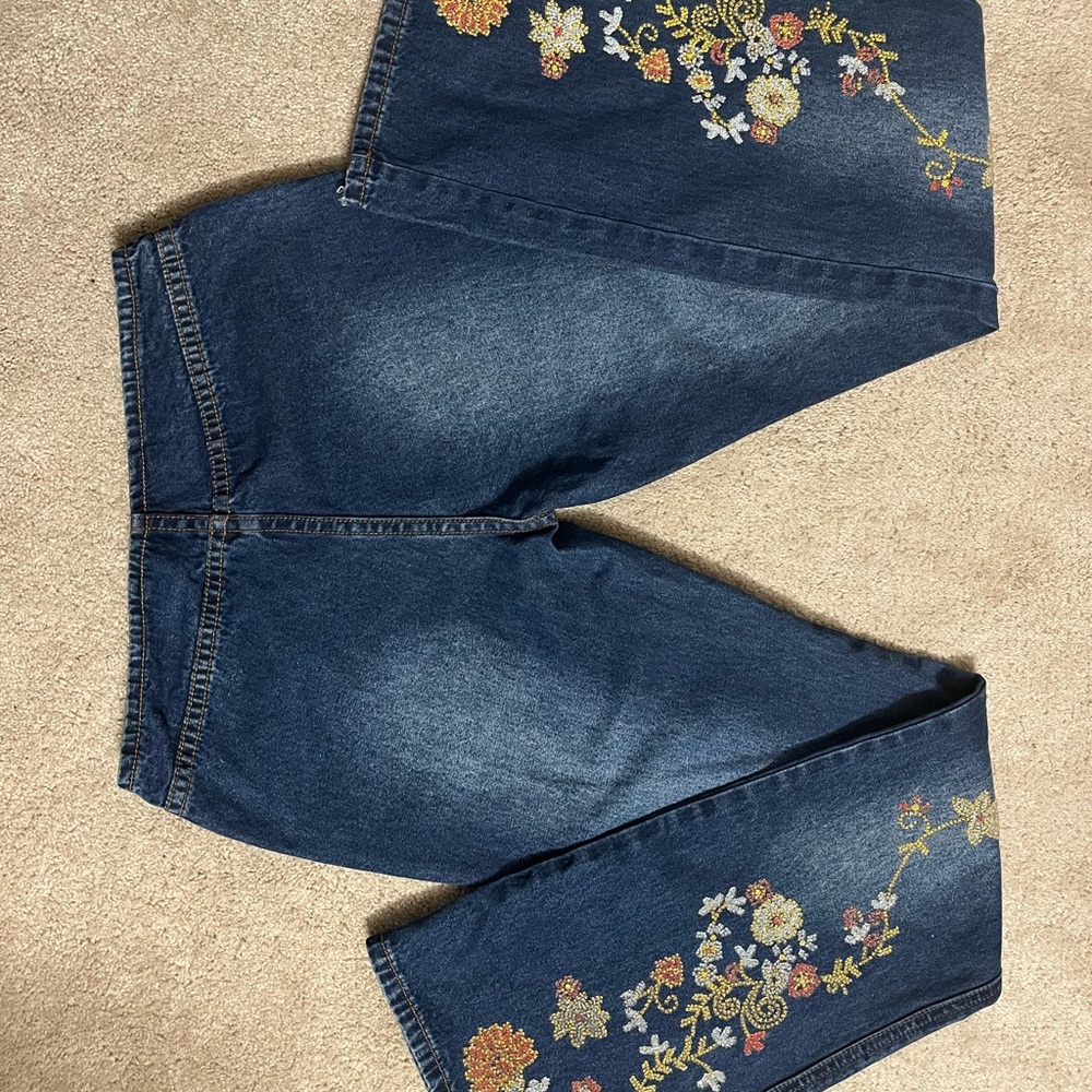 Y2K low rise flared Joe Boxer jeans